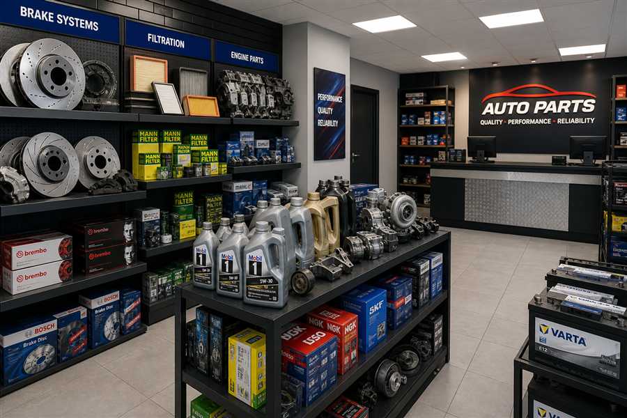 Interior da loja Passarella Autopeças